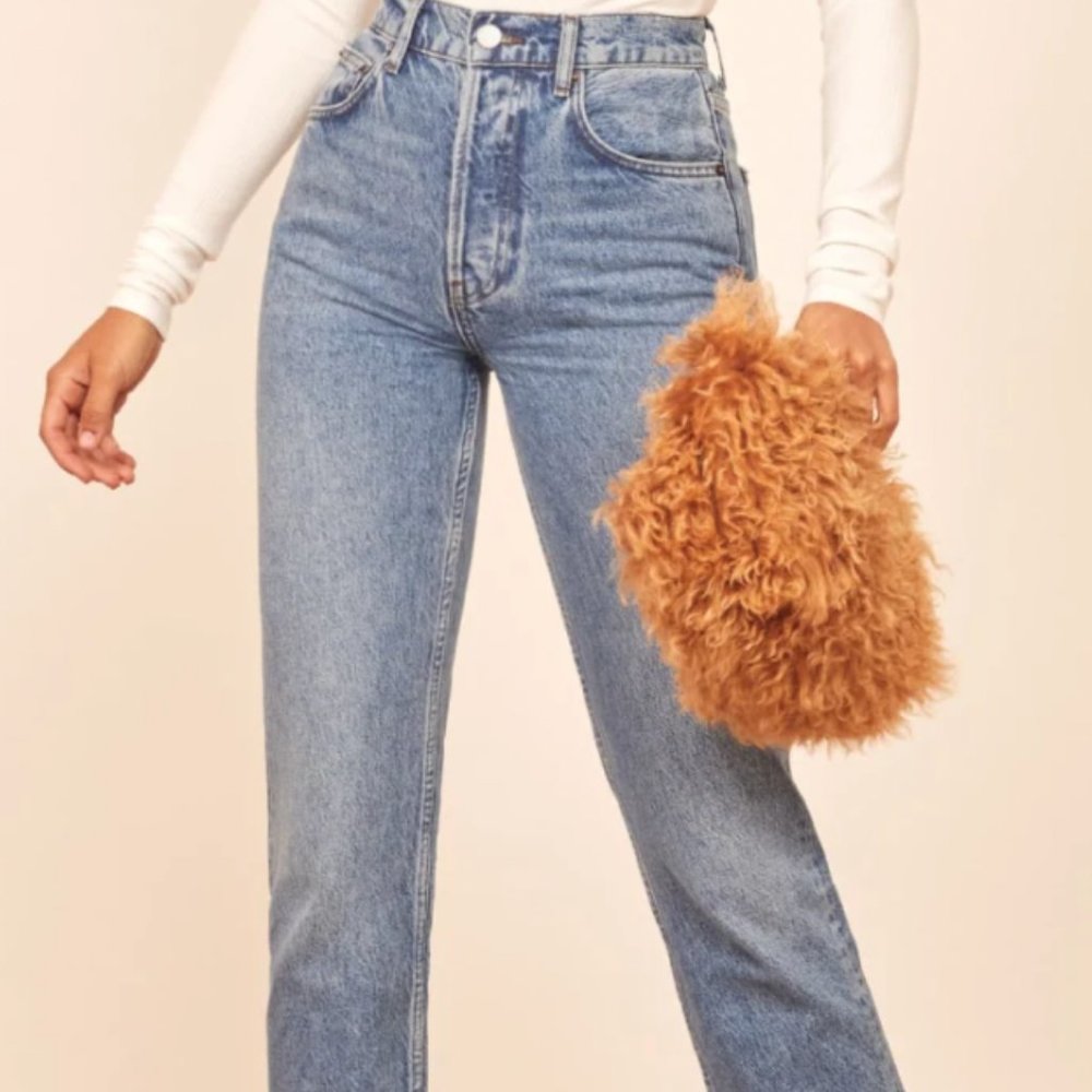 Cynthia High Rise Straight Jeans